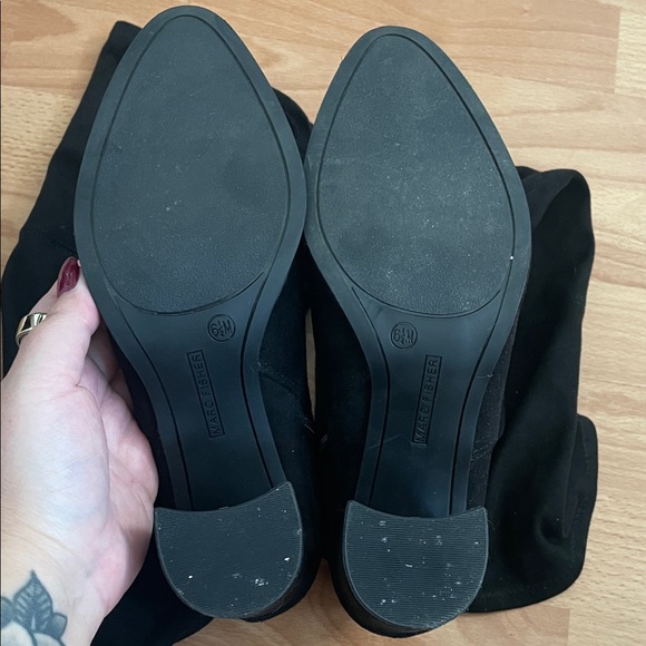 Marc Fisher Black Over-the-Knee Boots - Picture 5 of 6